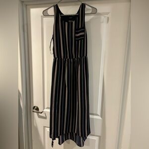 navy midi dress